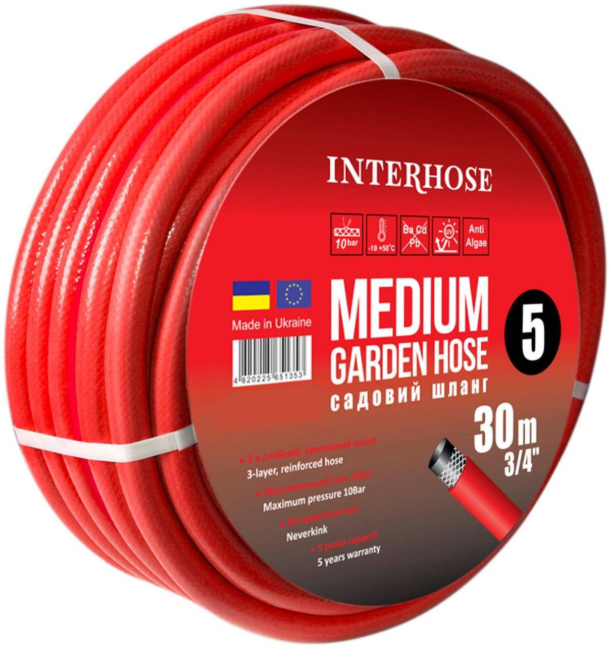 

Садовий шланг MEDIUM INTERHOSE 30м