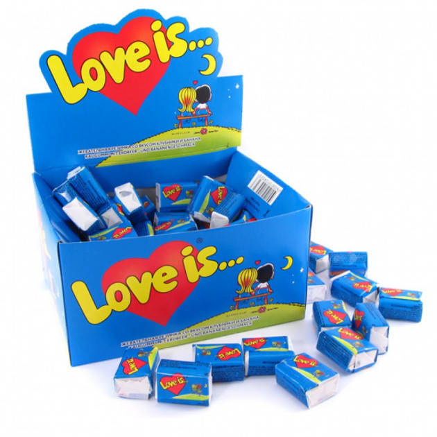 

Жвачки Love is Клубника-Банан 100 шт