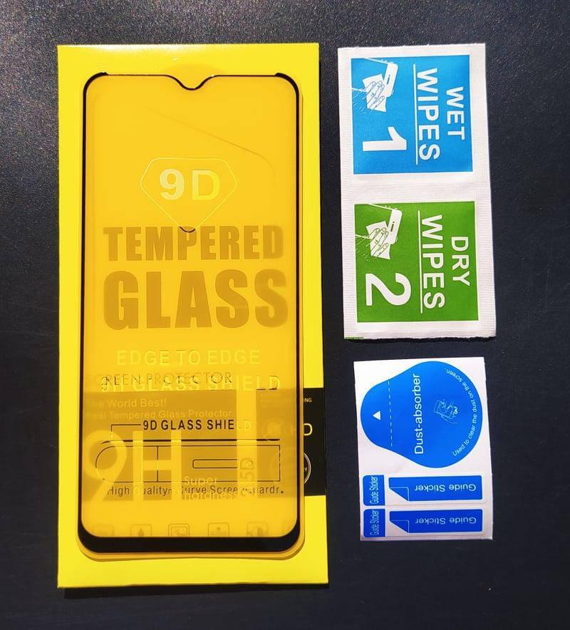 

Захисне скло Samsung А20s (Full Glue 9D) защитное стекло, Черный