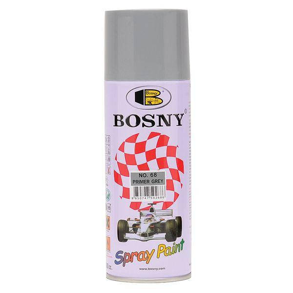 

Акриловая спрей-краска BOSNY NO. 68 PRIMER GREY (серый грунт), 400мл