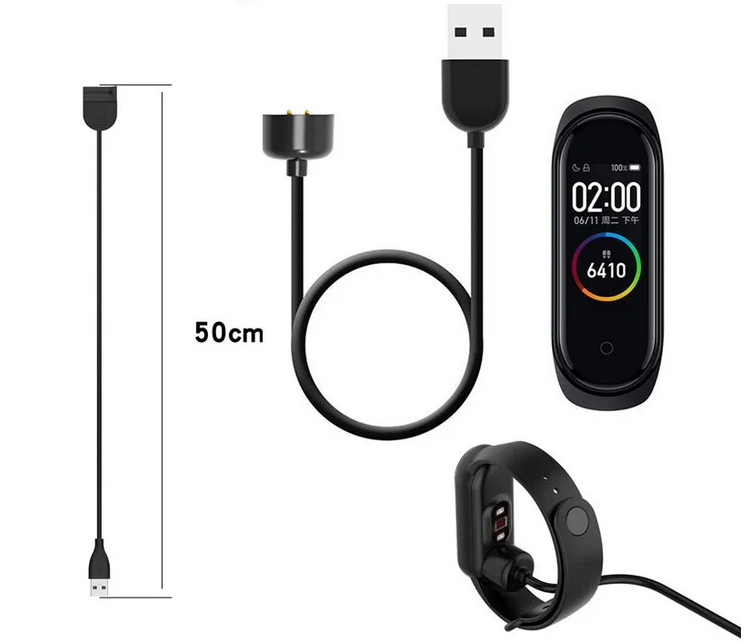 

Зарядное устройство Зарядный кабель для фитнес трекера Xiaomi Mi Band 5 / 6