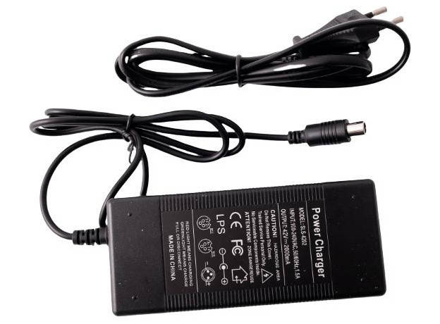 

Зарядное устройство для электросамоката Е9 (тонкий штекер) 42v , 2000 mAh
