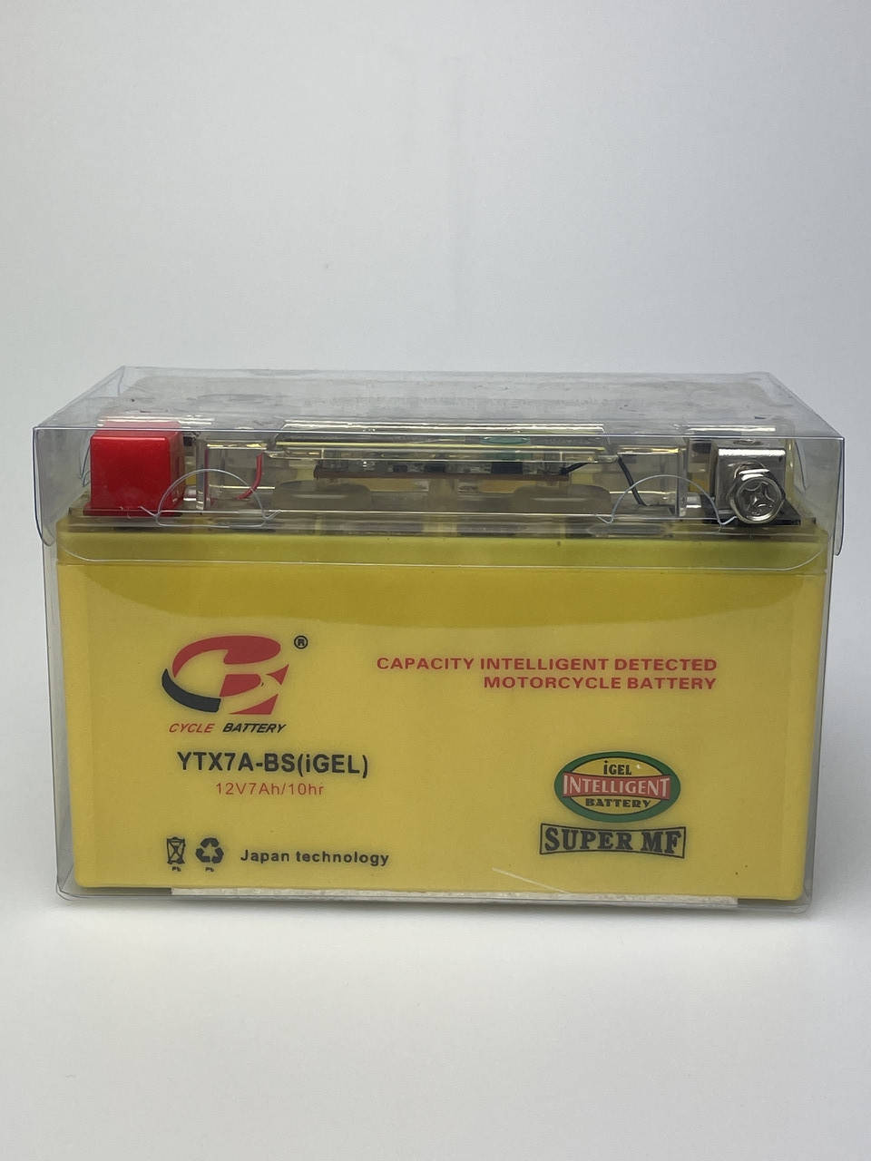 

Аккумулятор гель YTX7A-BS(iGEL) 12V7Ah/10hr