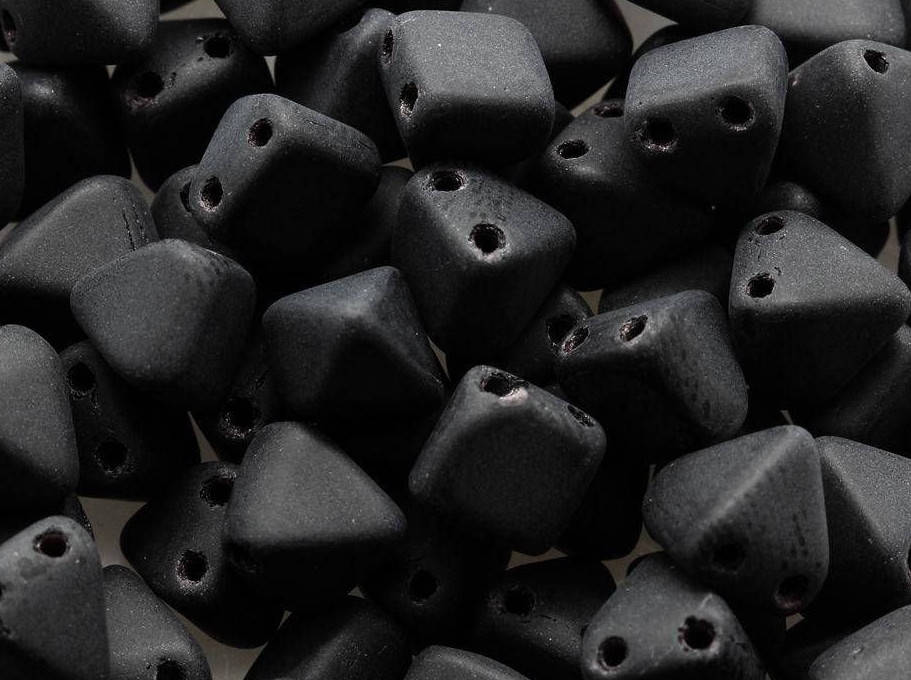 

Pyramid Stud 6mm (2 Holes) Чеські скляні намистини (10 шт)