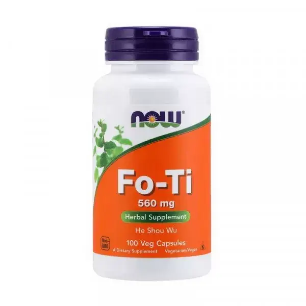 

Горец многоцветковый Now Foods Fo-Ti 560 mg 100 veg caps