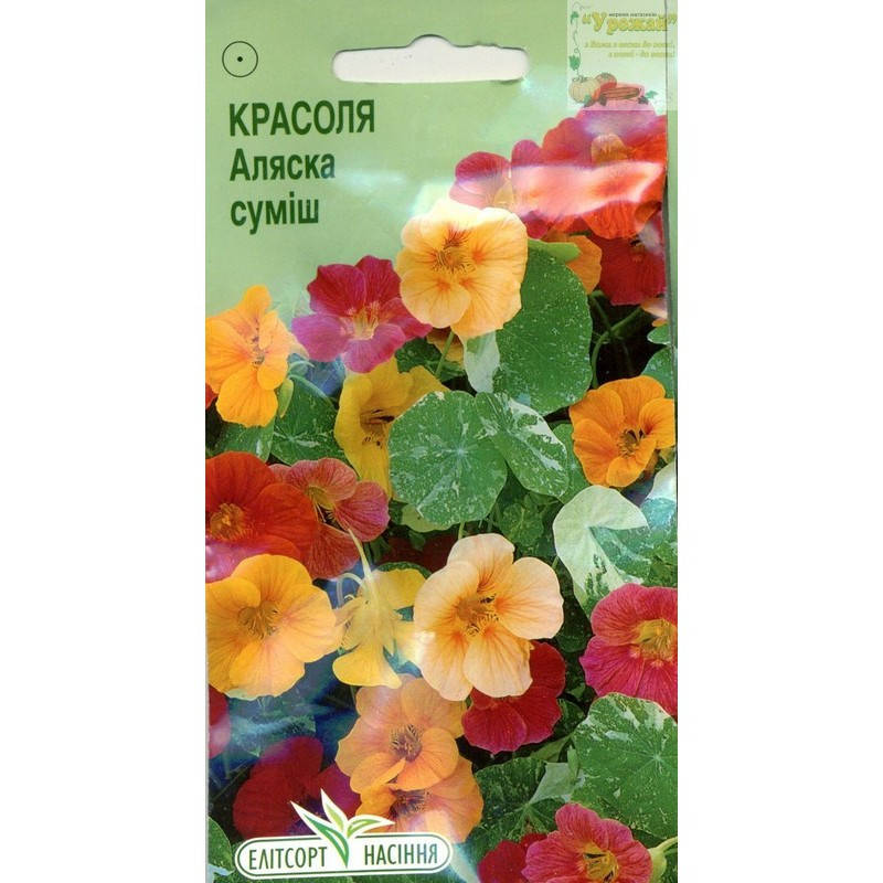 

Семена цветы Настурция Аляска, 10 семян