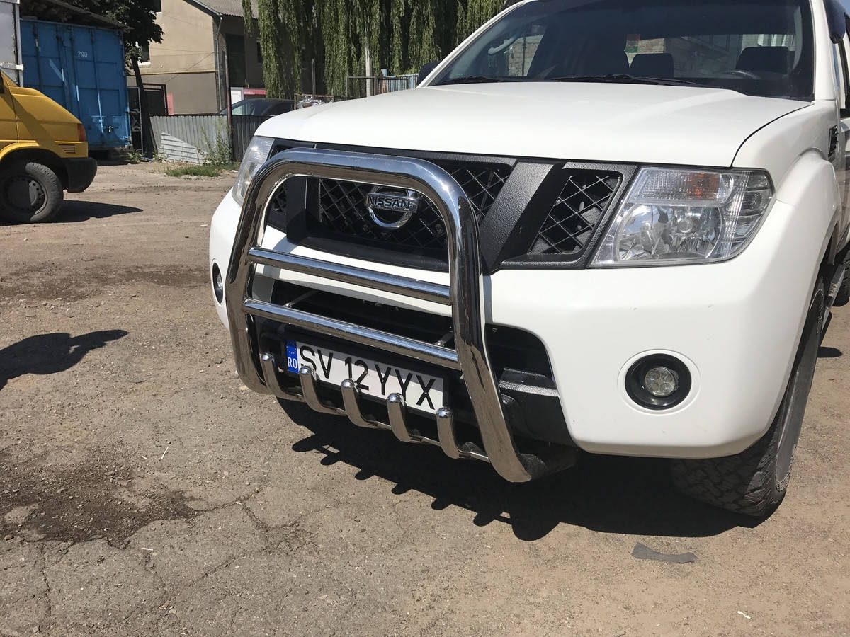 

Кенгурятник QT007 (нерж) - Nissan Pathfinder 2006-2015 гг.