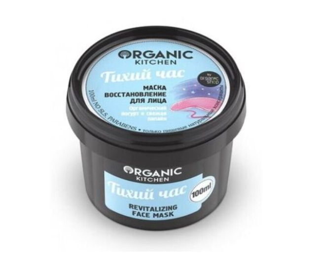 

Маска-восстановление для лица "ТИХИЙ ЧАС",Organic Kitchen, 100мл, артикул: 46423