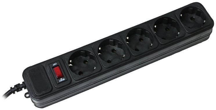 

Мережевий фільтр 4.5м Maxxter SPM5-G-15B 5розеток, чорний (код 84020)