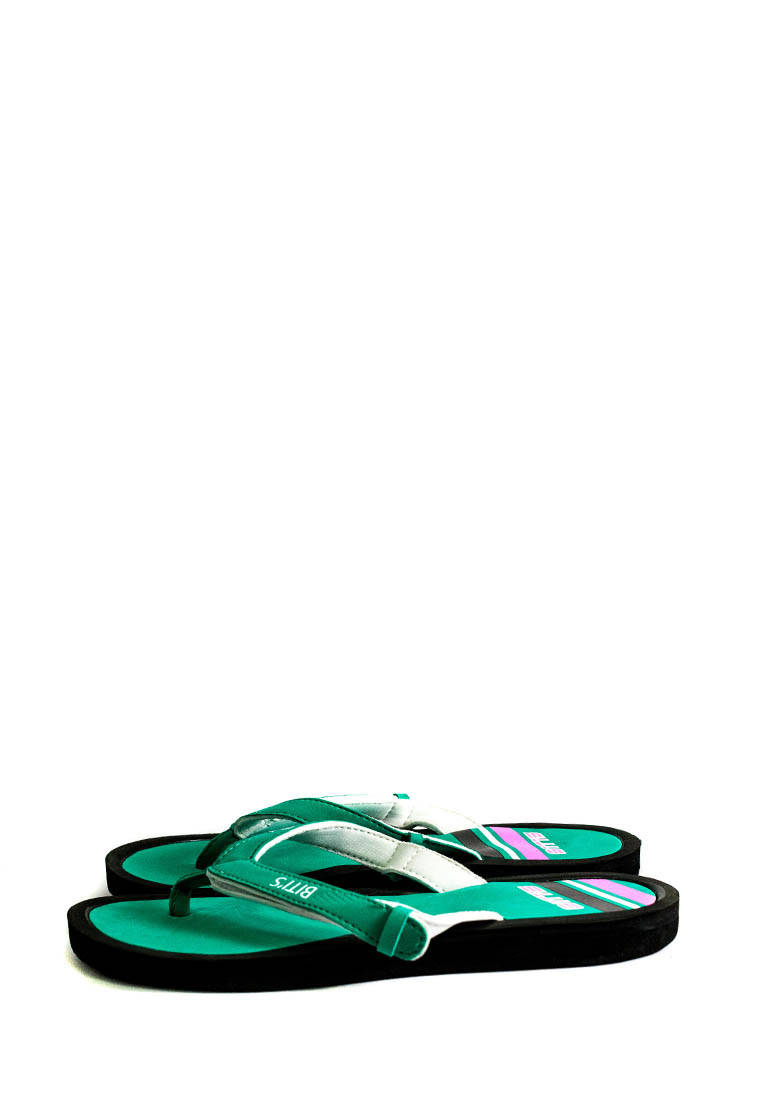 

Вьетнамки подростковые Bitis BWI-14920 черно-зеленые (35), Черный