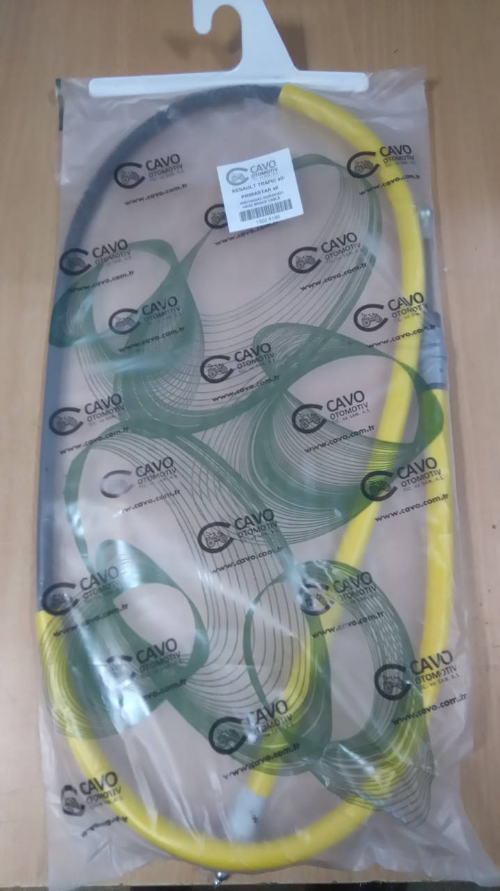 

Трос ручного тормоза Renault Trafic, Opel Vivaro 2001-> правый "CAVO" 1302 6920 - производства Турция