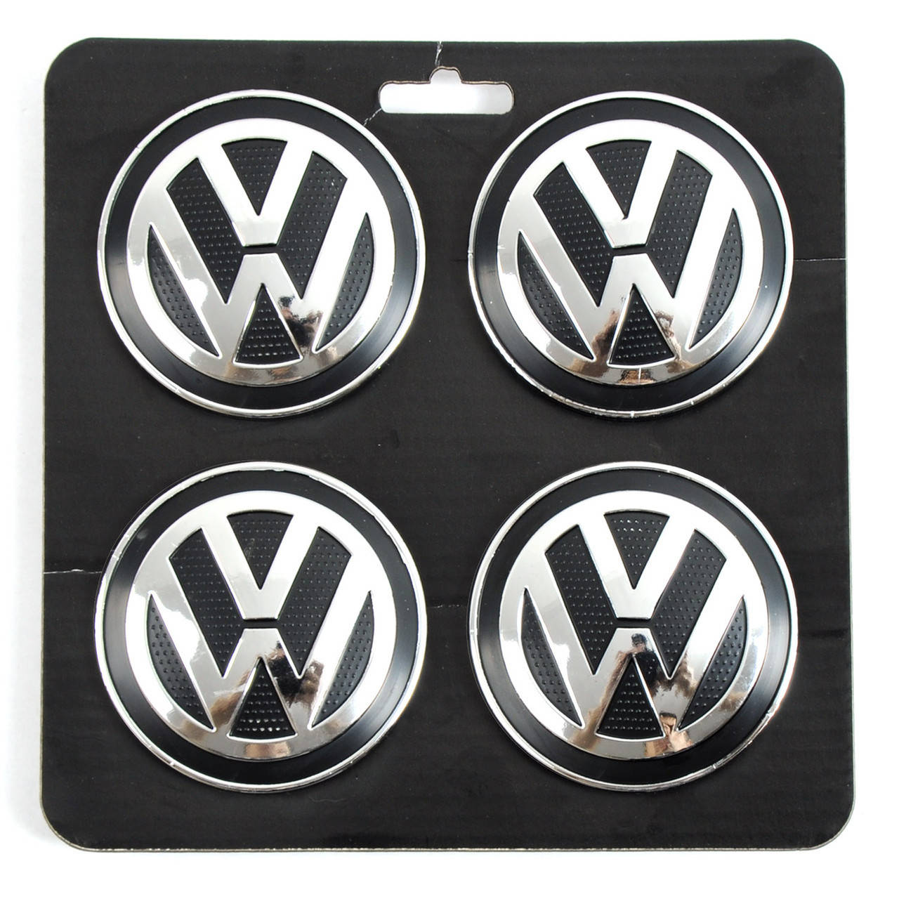 

Колпачки пластиковые на титаны Volkswagen черный, 52/56 мм