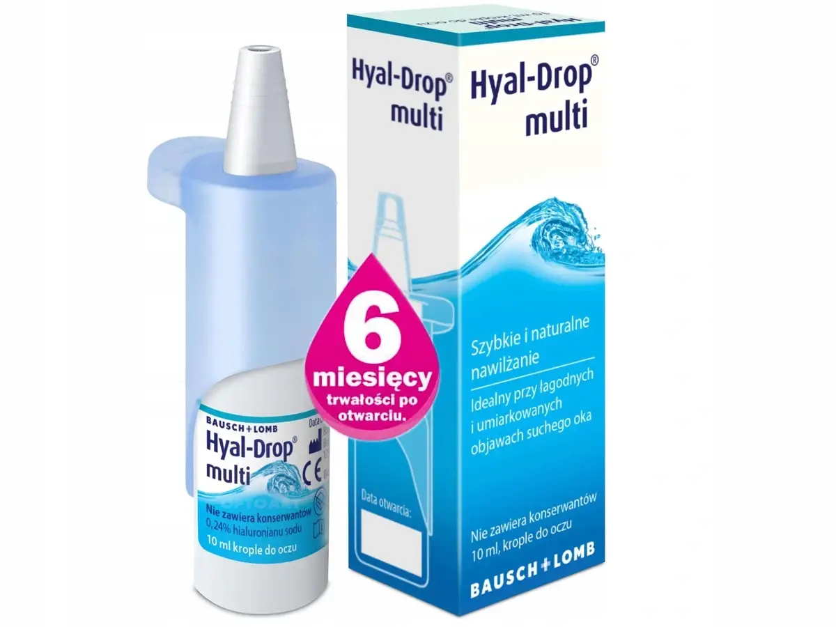 

Глазные капли Hyal-Drop Baush&Lomb 10мл.