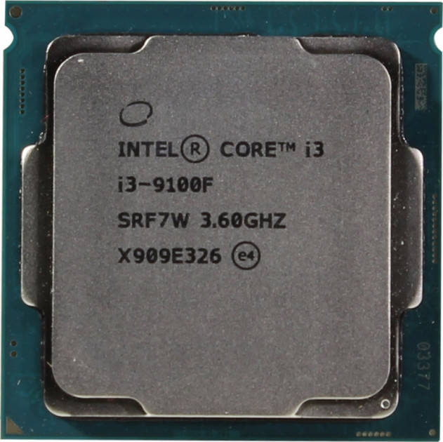 Intel Core I3 9100f Цена