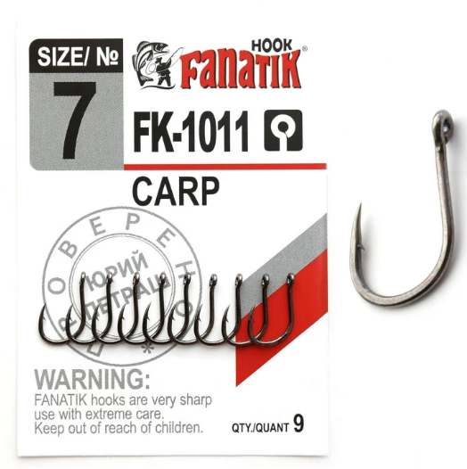 

Гачок Fanatik CARP FK-1011 №7 (9шт)