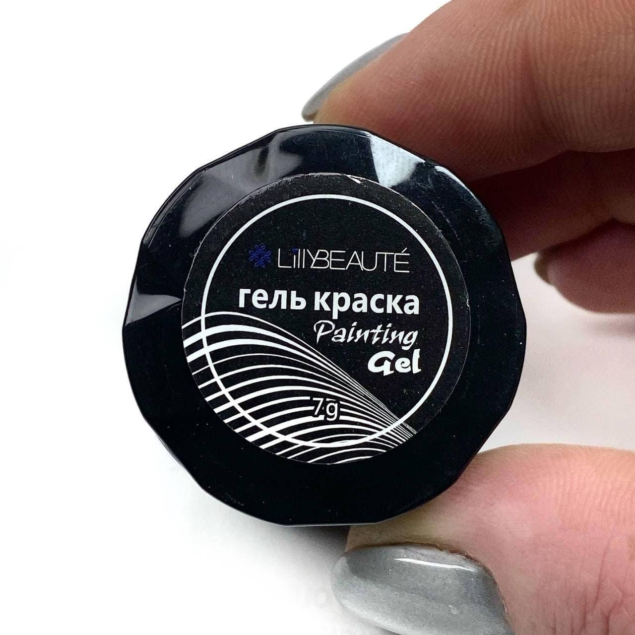 

Гель-краска от Lilly Beaute черная 7 мл, Черный