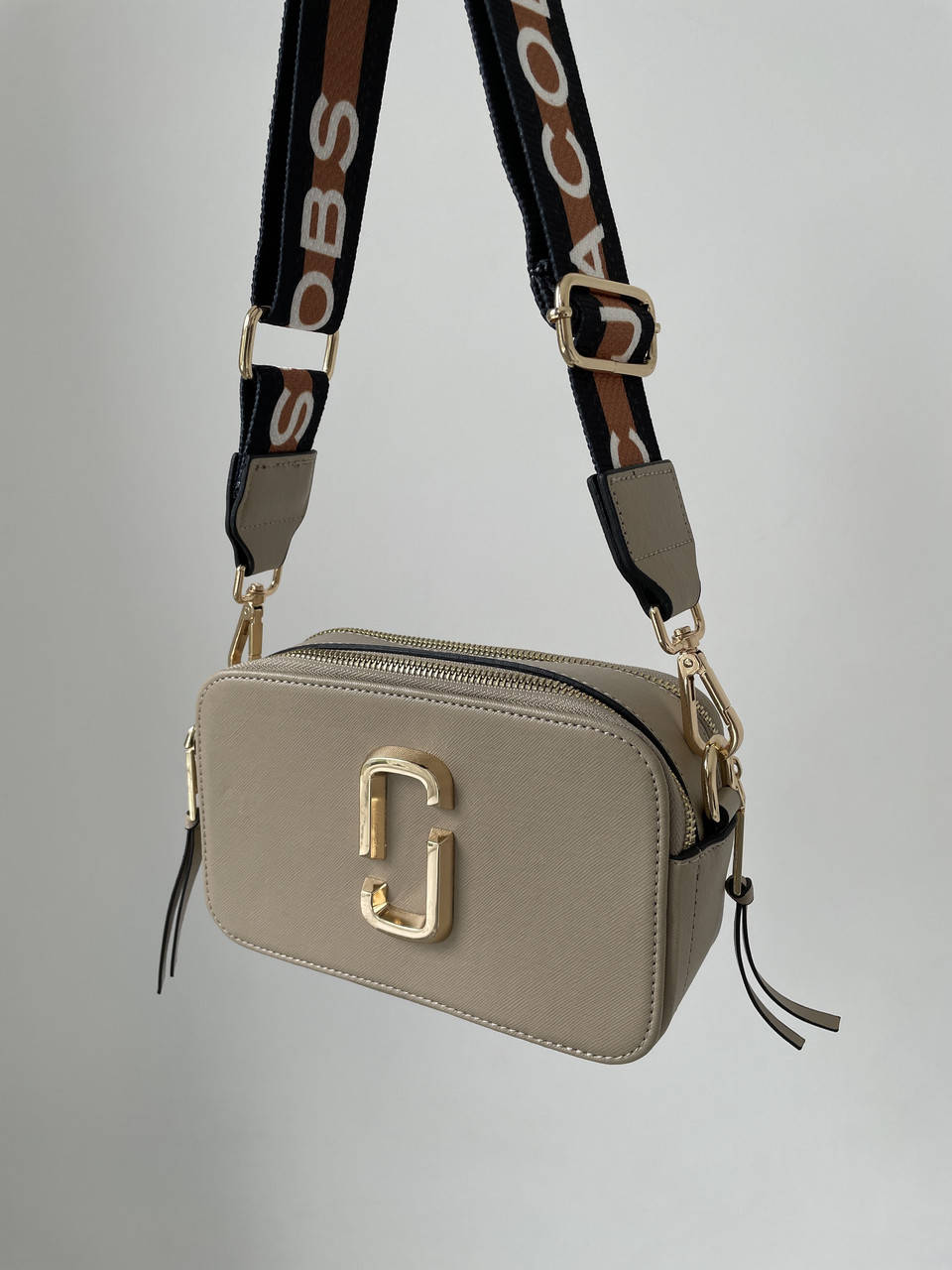 

Сумка Женская Marc Jacobs Snapshot Beige Gold Бежевого Цвета, Бежевый