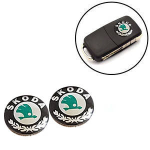 

Логотип наклейка на выкидной ключ Skoda 14mm