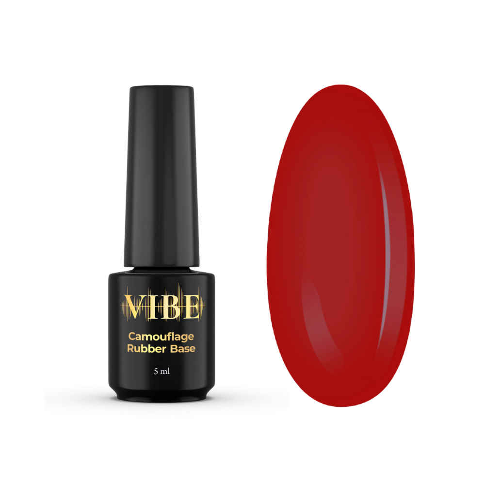 

Основа камуфляжная для гель-лака VIBE Rubber Base Color №33 Heartthrob 5 мл (18727Gu)