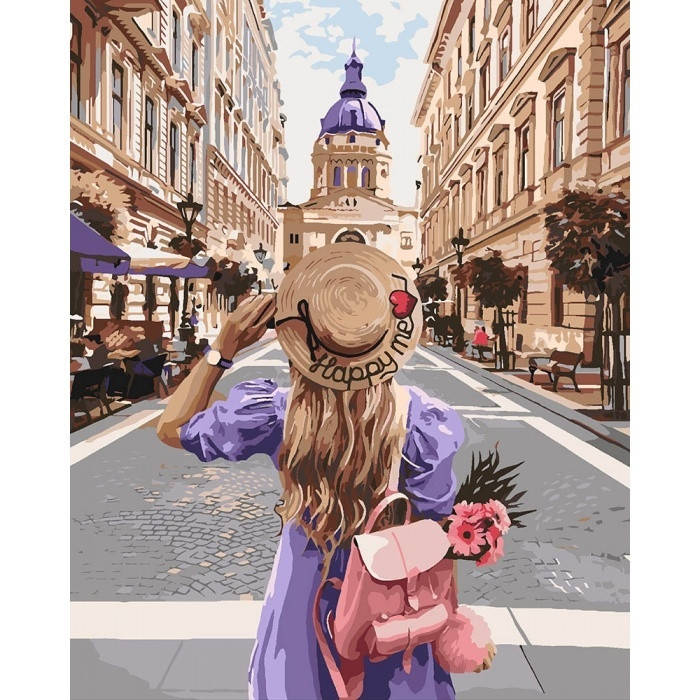 

Набір для розпису по номерах "Захоплюючий вояж" 40*50см