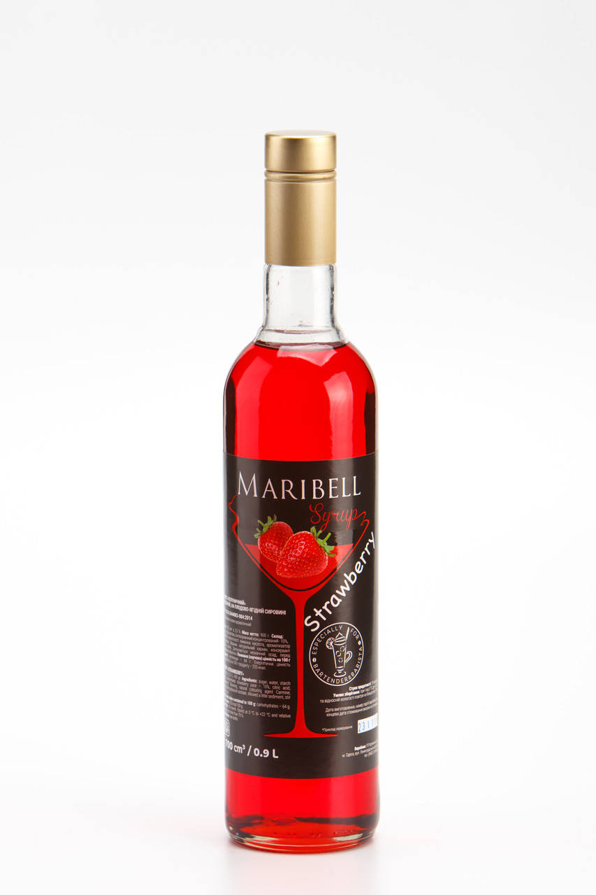 

Сироп Клубника ТМ Maribell