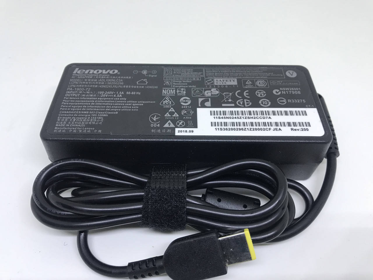 

Блок Питания Зарядка для Ноутбука LENOVO 90W USB PIN Square Адаптер