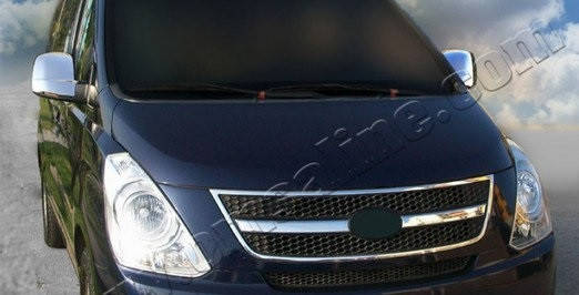 

Накладки на зеркала hyundai h1 2008+. нерж