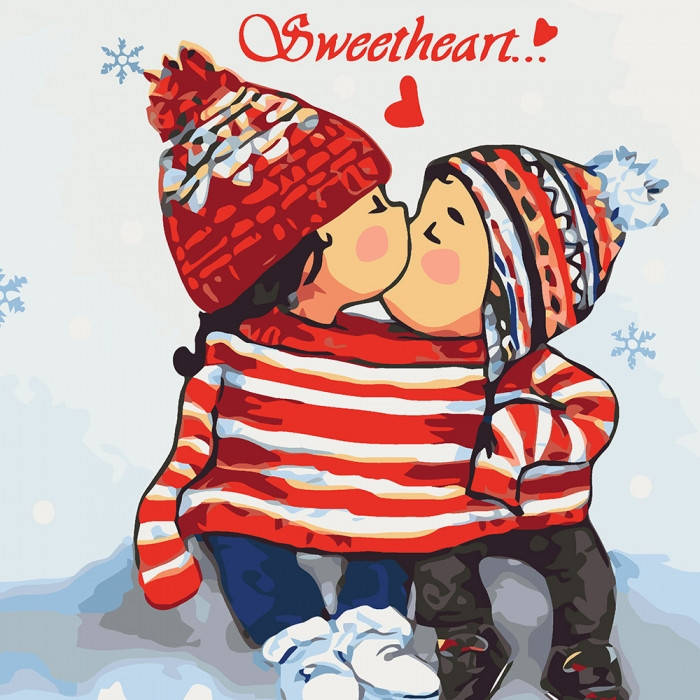 

Картина по номерам. "Sweetheart 2" 30х30см арт. КНО2334