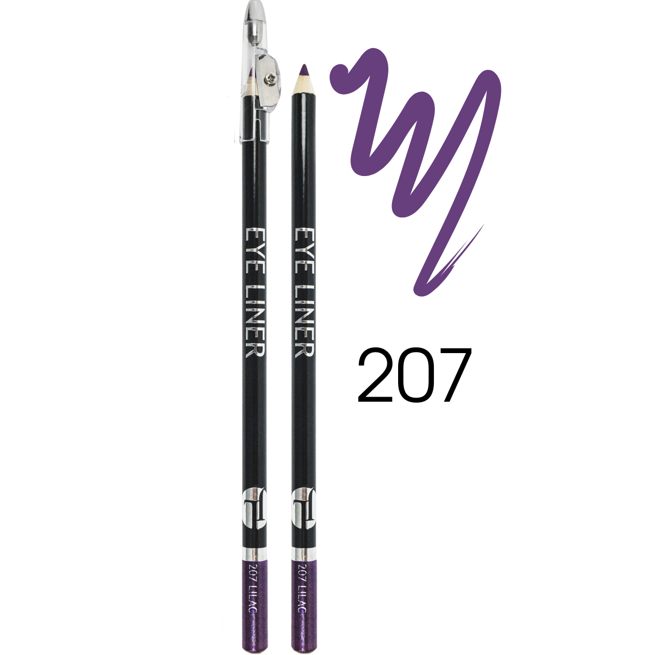 

Карандаш для глаз деревяный с точилкой Jovial Luxe Eye Liner № 207 Lilac