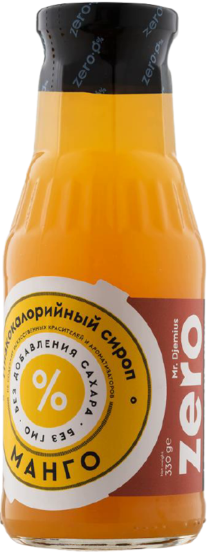 

Низкокалорийный сироп Mr. Djemius ZERO Манго (330 мл)