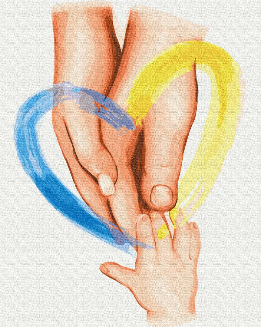

Картина по номерам украинская тематика Brushme Семейное тепло ©Svetlana Drab BS53078