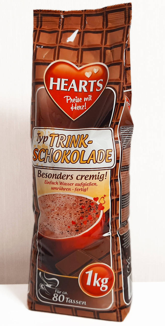 

Горячий шоколад Hearts TRINK-CHOKOLADE 1 кг Германия