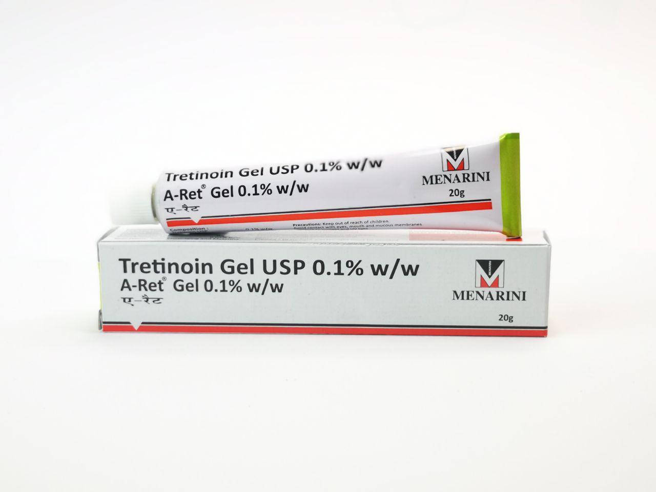 

Третиноин гель от прыщей (Tretinoin Gel 0.1% Menarini), 20g Индия
