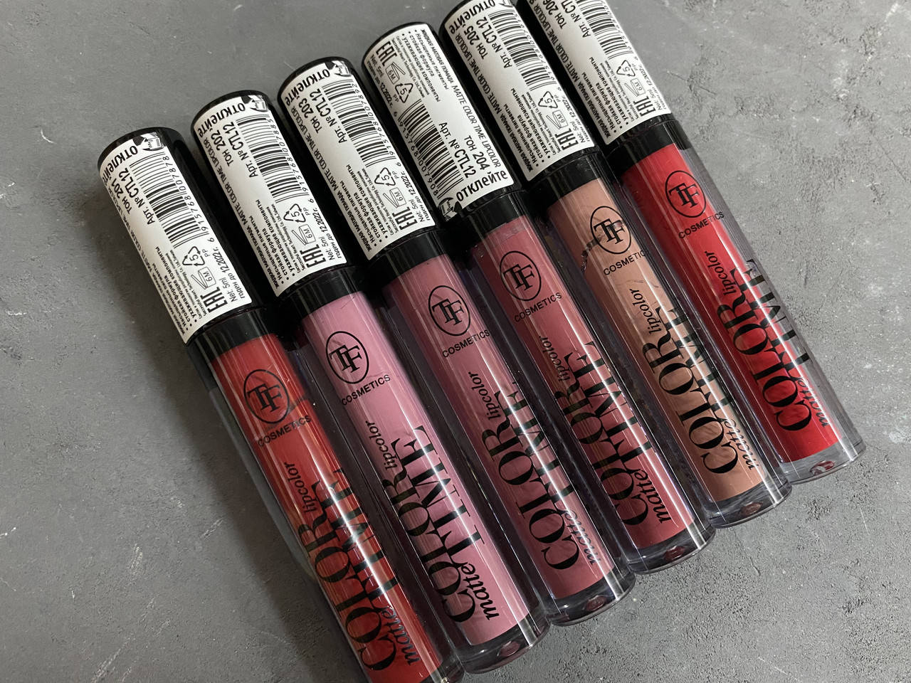 

МАТОВАЯ ЖИДКАЯ ПОМАДА MATTE COLOR TIME LIPCOLOR ОТ TF CTL12