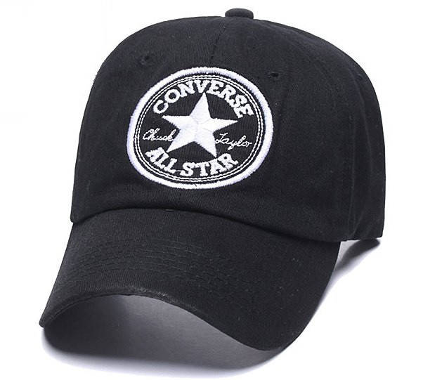 

Кепка бейсболка Converse 55-61 см черная хлопок (3335CB), Черный