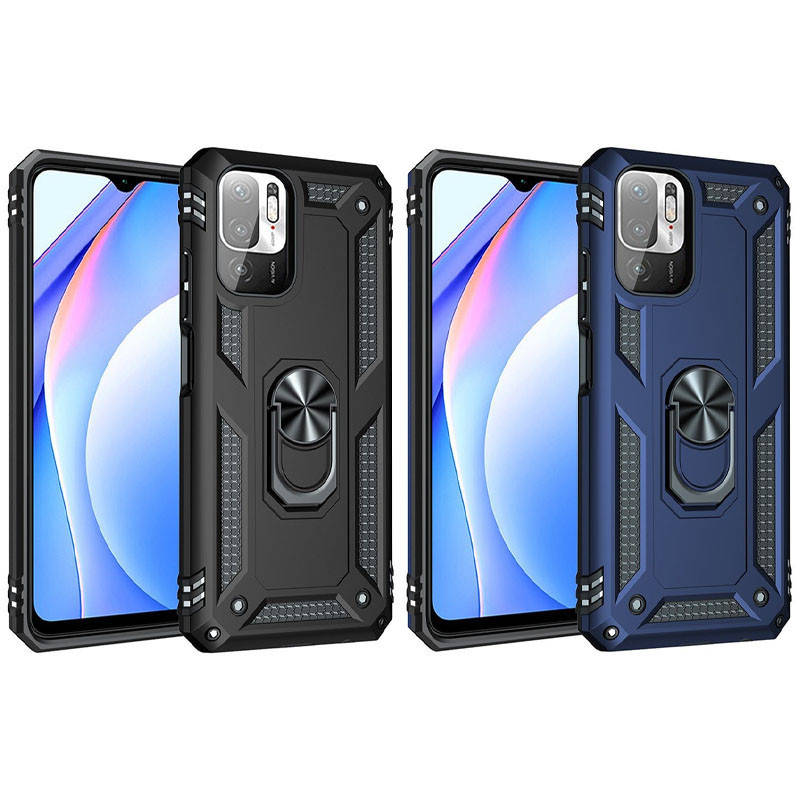 

Бронированный чехол для Xiaomi Poco M3 Pro Magnit 6380 МирАкс, Синий