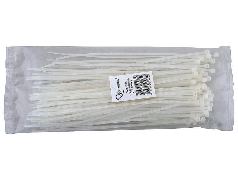 

Стяжки пластиковые 200x4. White., Белый
