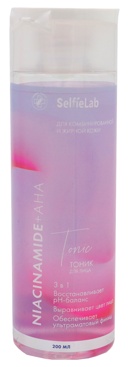 

Тонік для обличчя "Niacinamide + AHA" SelfieLab