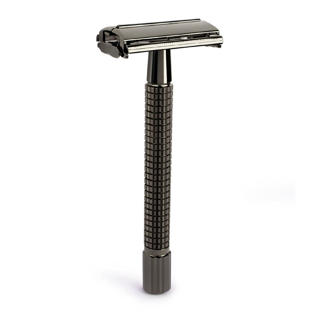 

Классический станок-бабочка для бритья QSHAVE RD 2380, с длинной ручкой, глянцево-черный
