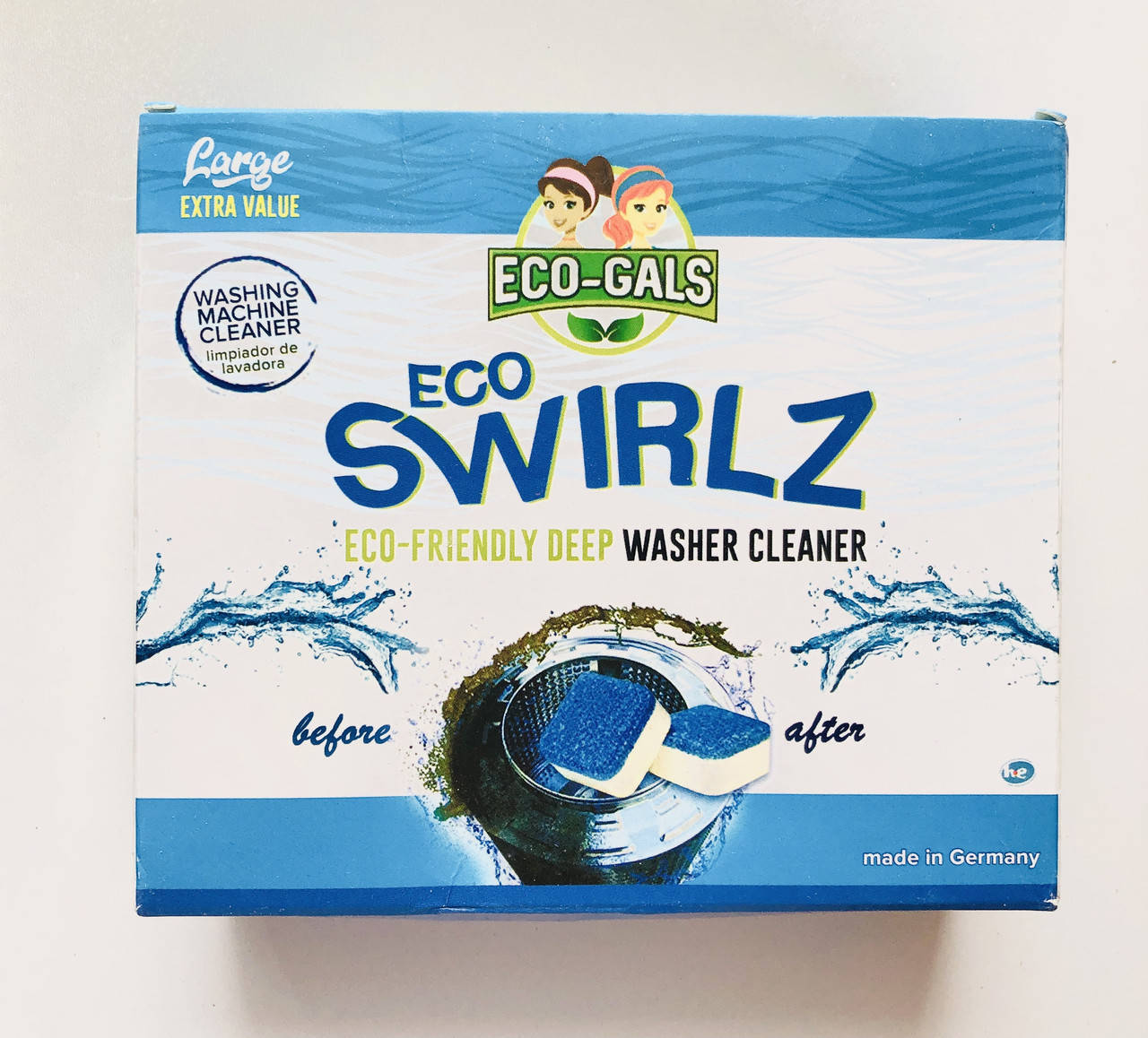 

Антибактериальные ЕКО капсулы для чистки стиральной машины Eco Swirlz Еко Свирлз Германия