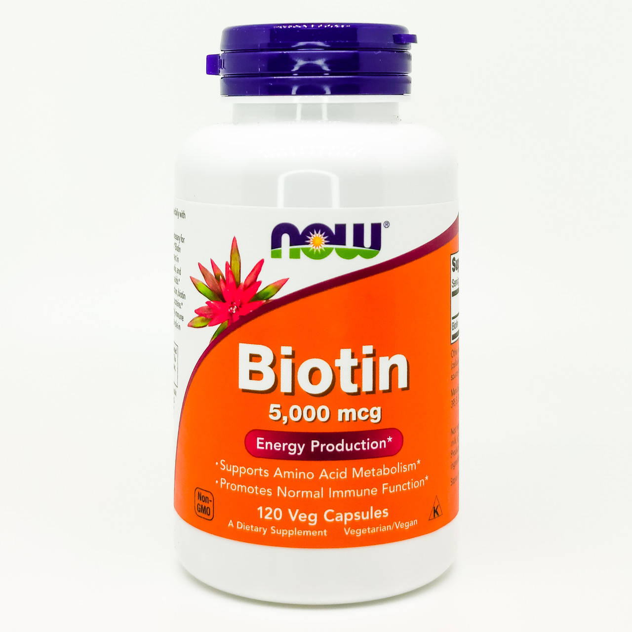 

Биотин США! Now Foods Biotin 5000 мкг 120 кап