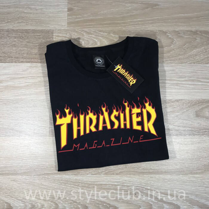 

Футболка Thrasher женская | Бирка | Живые фото