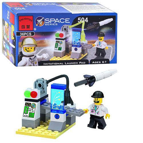 

504 конструктор лего Brick Космическая станция, см. описание