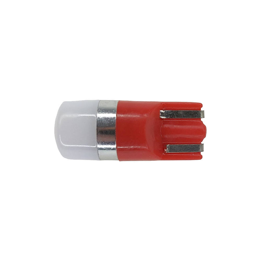 

Автомобильная LED лампа T10 W5W 12-24V 1smd 3030 Philips светодиодная с драйвером, красный цвет света