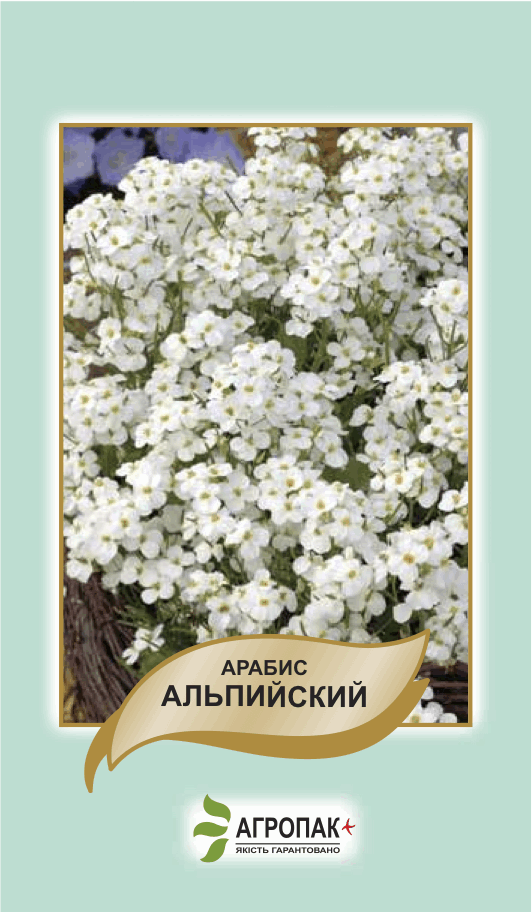 

Семена цветов Арабис альпийский белый 0,1г. Агропак плюс