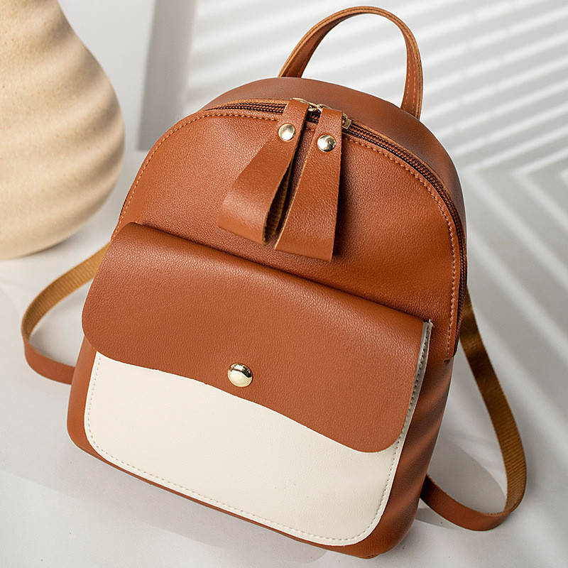 

Рюкзак мини женский Jessie 1233 Brown, Коричневый