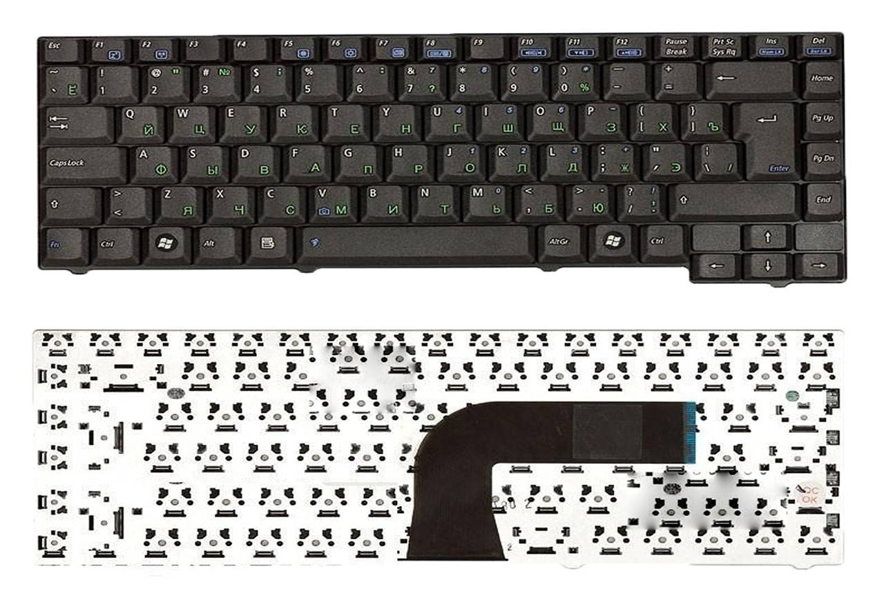 

Клавиатура для ноутбука Asus F5 F5RL, матовая (04GN9V1KRU13), Черный