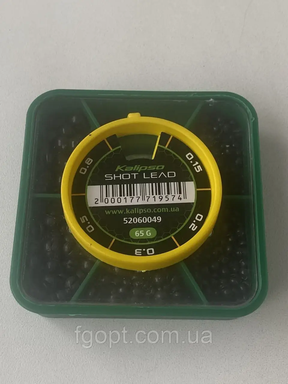 

Грузило набір Kalipso Shot lead 65g 0.15-0.8g NEW