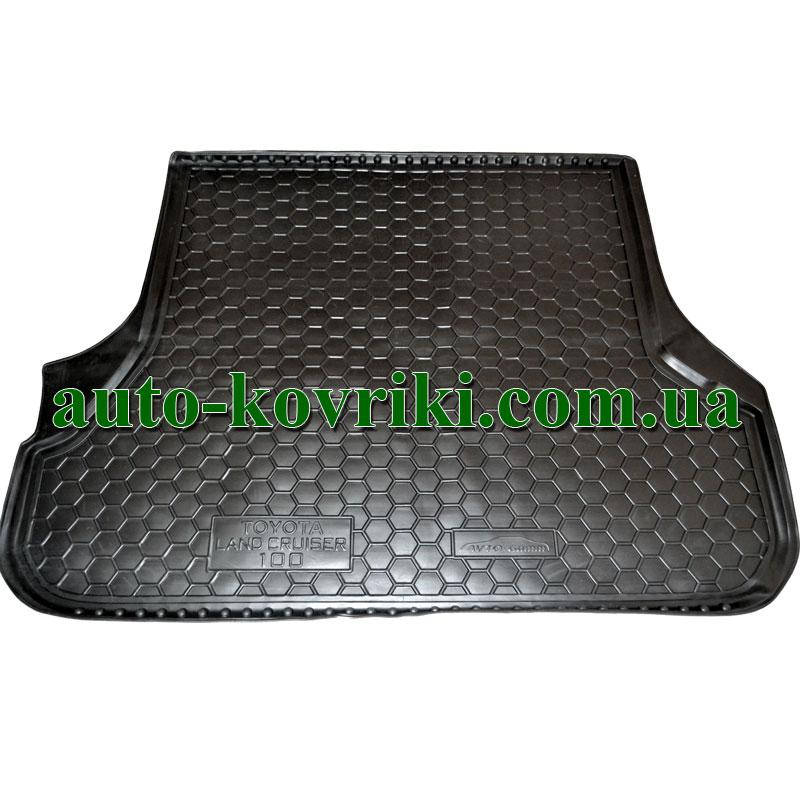

Коврик багажника резиновый Toyota Land Cruiser 100 1997-2007 (Avto-Gumm), Черный