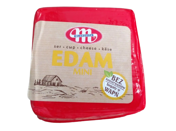 

Сыр твердый Edam едам mini 1,025кг TM Mlekovita Млековита Польша